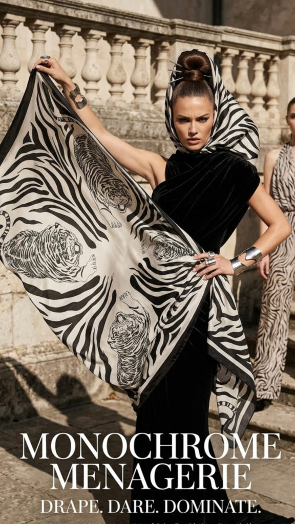 hand painted silk scarves luxury collection