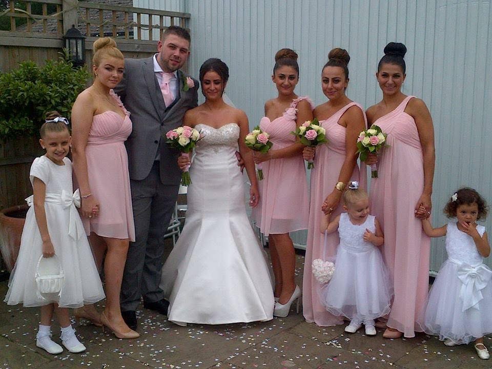 crystal palace bride wedding dress finished look