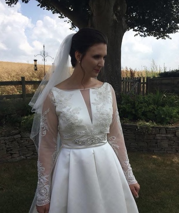 Wedding dress fitting testimonial bride thank you