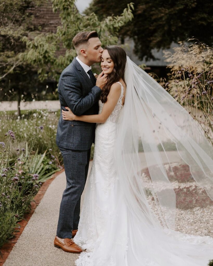 Wedding Dress Resized 4–5 Sizes transformation complete