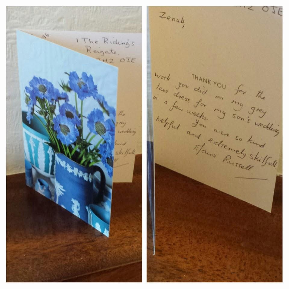 organza wedding dress alteration review Warlingham 