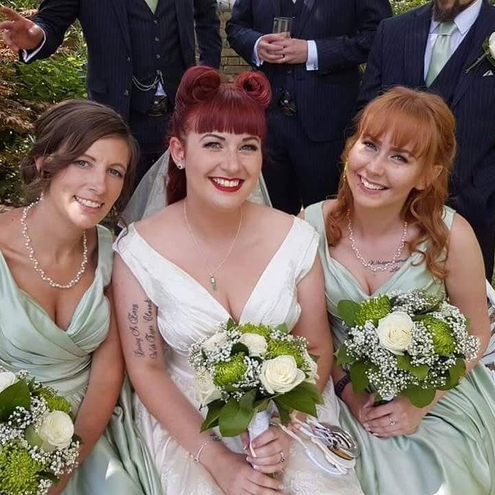 heirloom wedding dress remodelled modern bride family moment