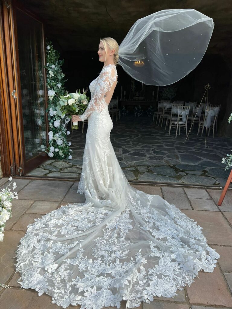 sample lace wedding dress alterations Sutton Surrey