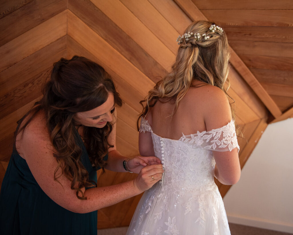 wedding dress alterations for a lovely bride in uk