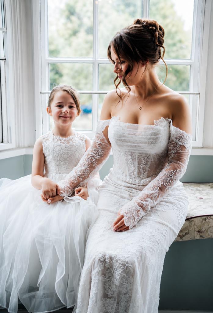 sisters wedding day