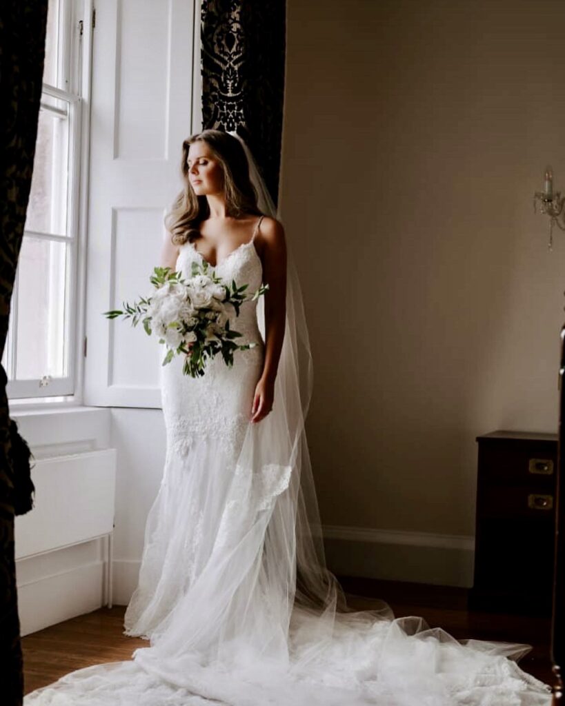 Enzoani fitted wedding dress bridal alterations Sutton Surrey