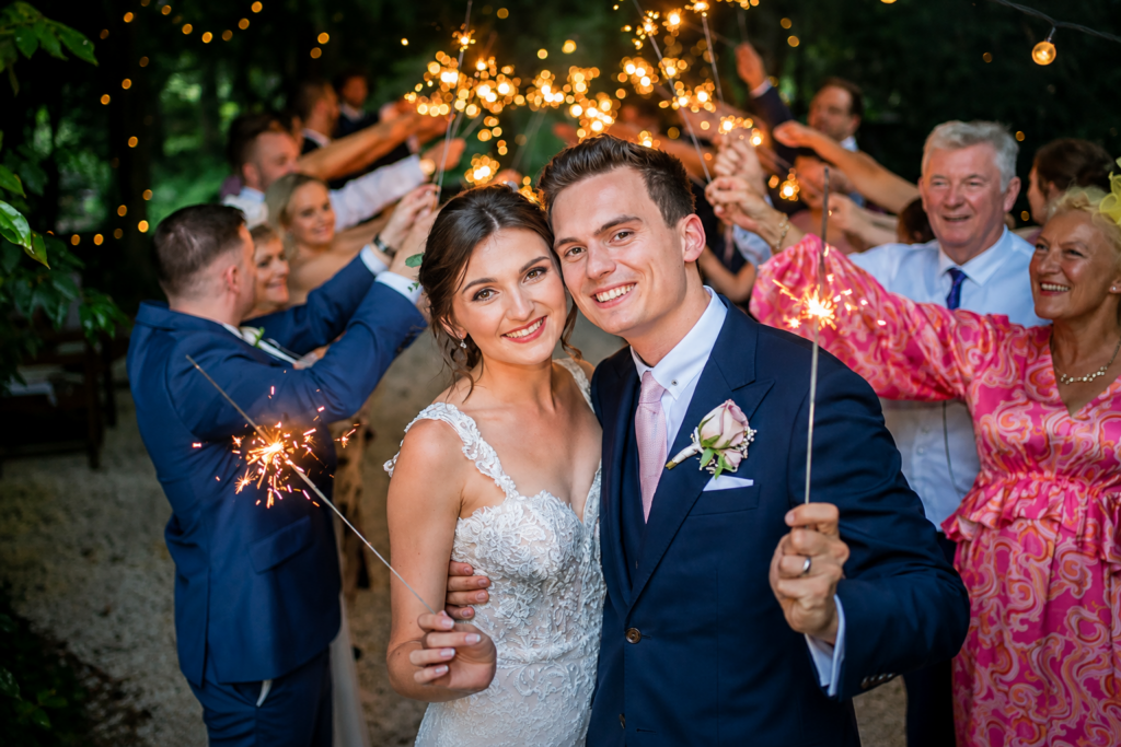 celebration and happiness on the wedding day