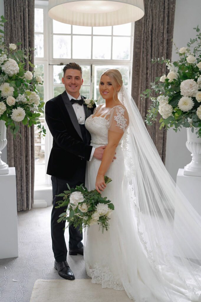 Bespoke Bridal Flutter sleeves added for a bride to be