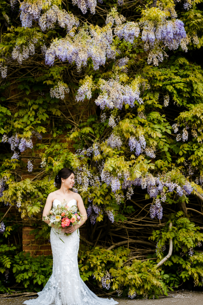 Allure bridal alterations Worcester Park fitted lace wedding dress bust cup reduction