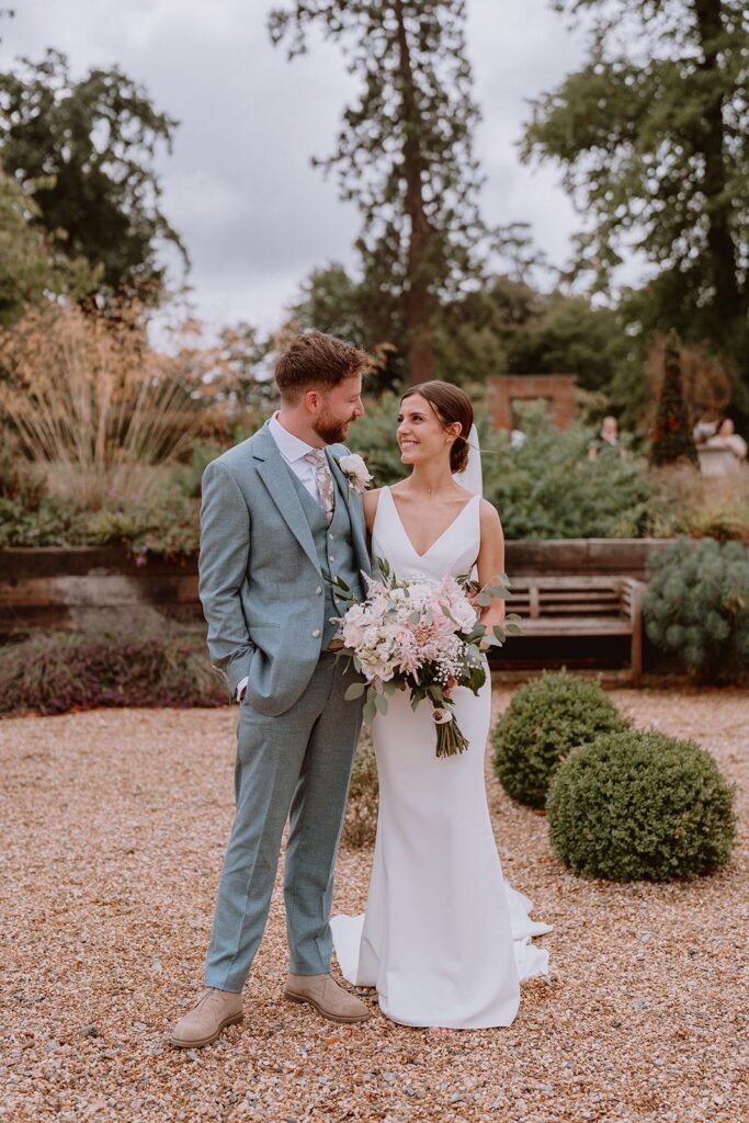MWL bridal alterations with refined silhouette and bustle detail in London