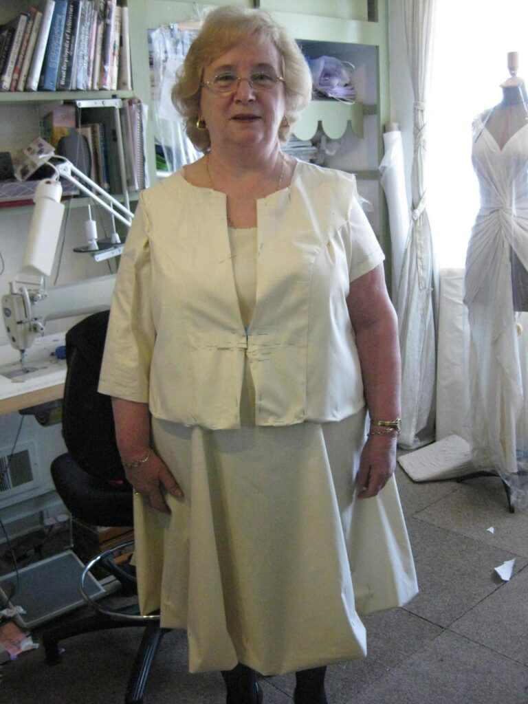 Couture Dressmaking structures jacket and dresss with sleeves