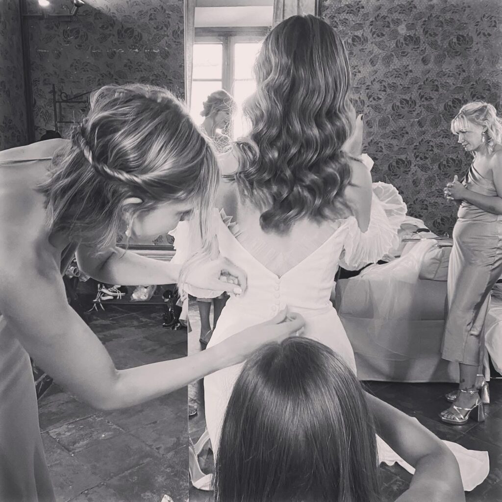 Couture bridal alterations South Kensington structured wedding dress