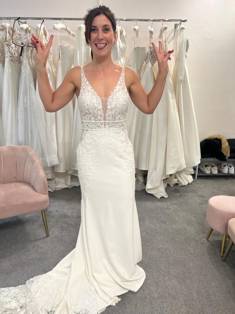Essense Of Australia sample sale wedding dress before bridal alterations at outlet by aurora boutique 