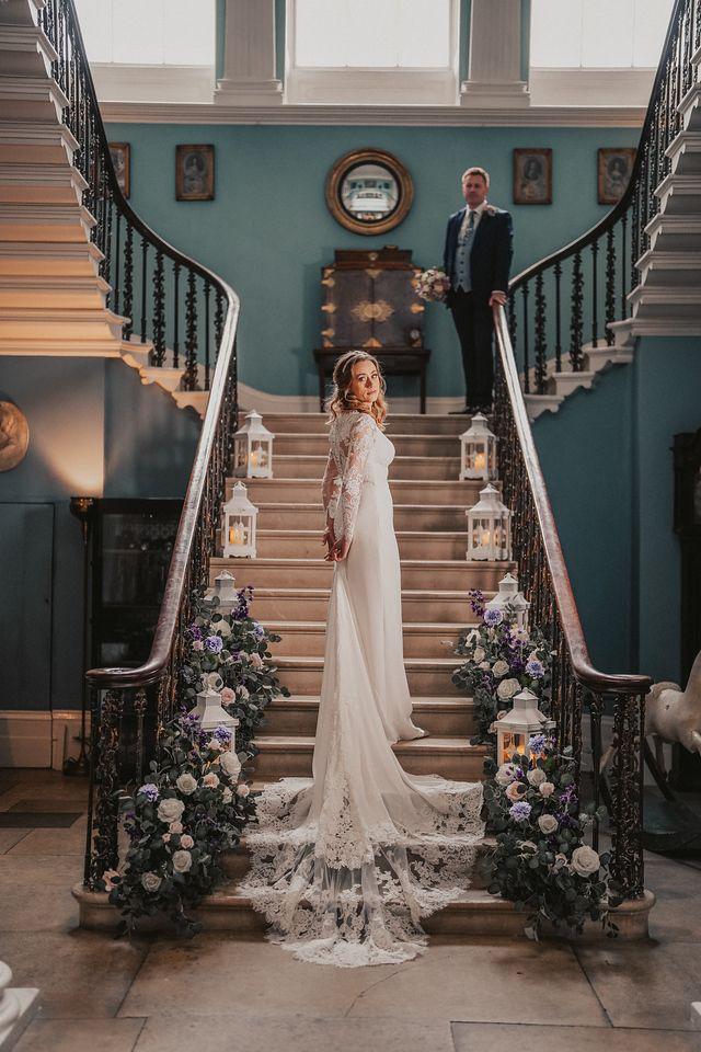 Luxury bridal gown after couture wedding dress alterations