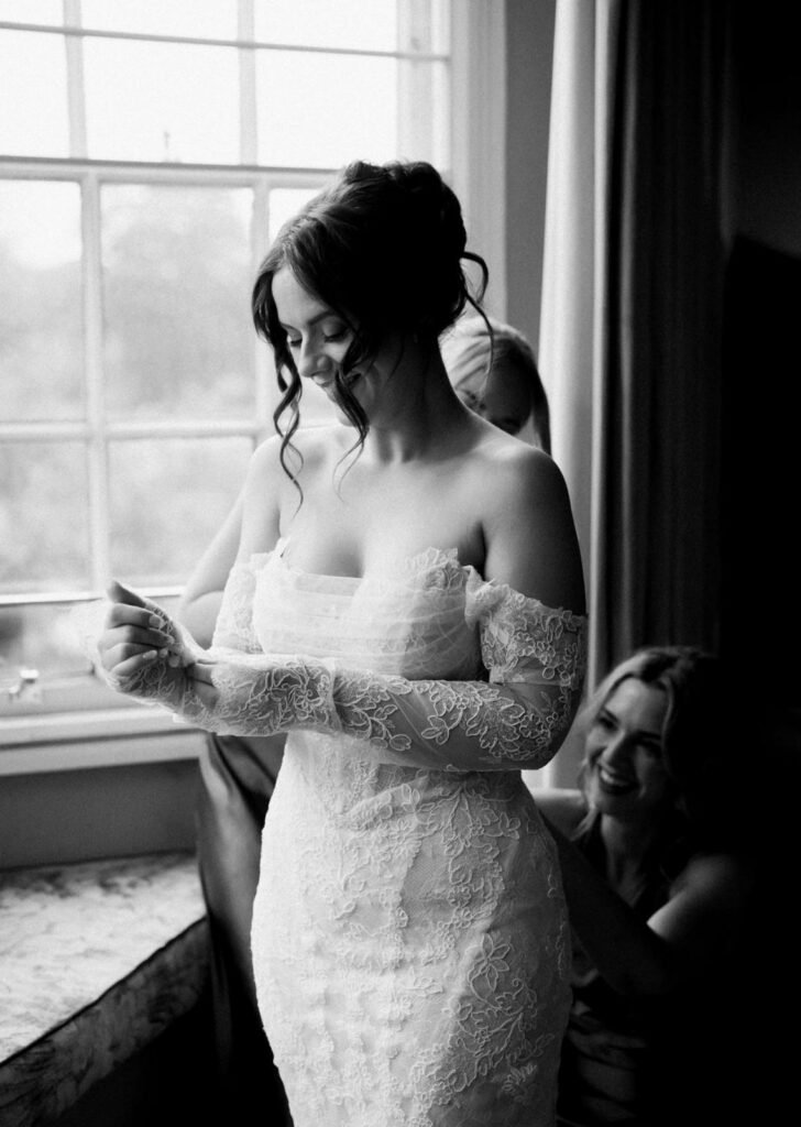 Martina Liana illusion bodice bridal alterations