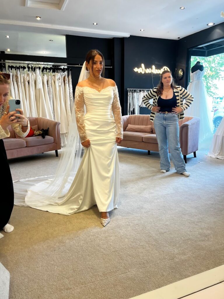 Monreal Bridal Ursula Alterations sample sale gown from Outlet by Aurora