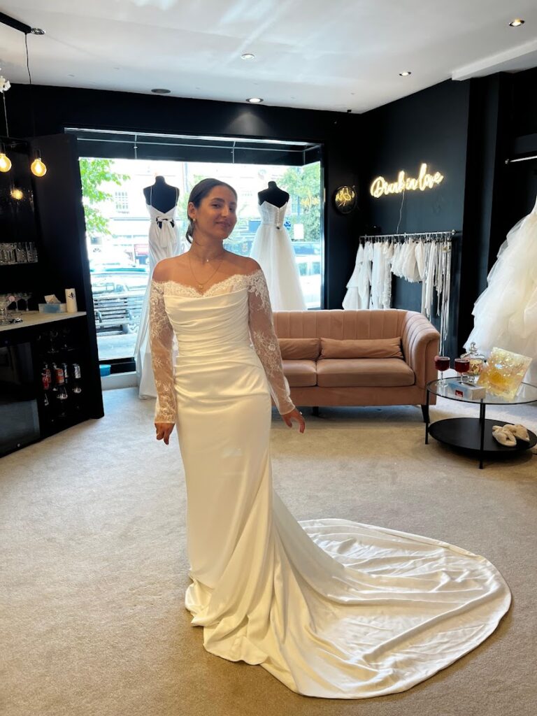 Monreal Bridal Ursula Alterations wedding dress first fitting