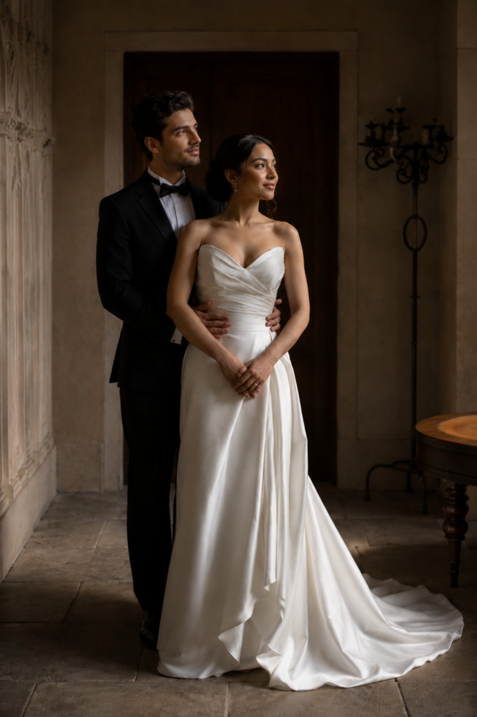 Morilee bridal alterations with couture fitting and expert wedding dress reshaping