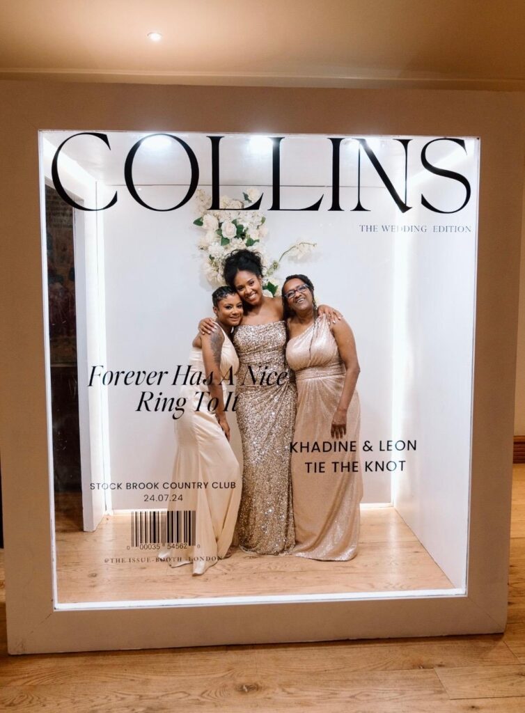 Brides and bridesmaids and mums dress altered for bride travelling from abroad to London wedding celebrations