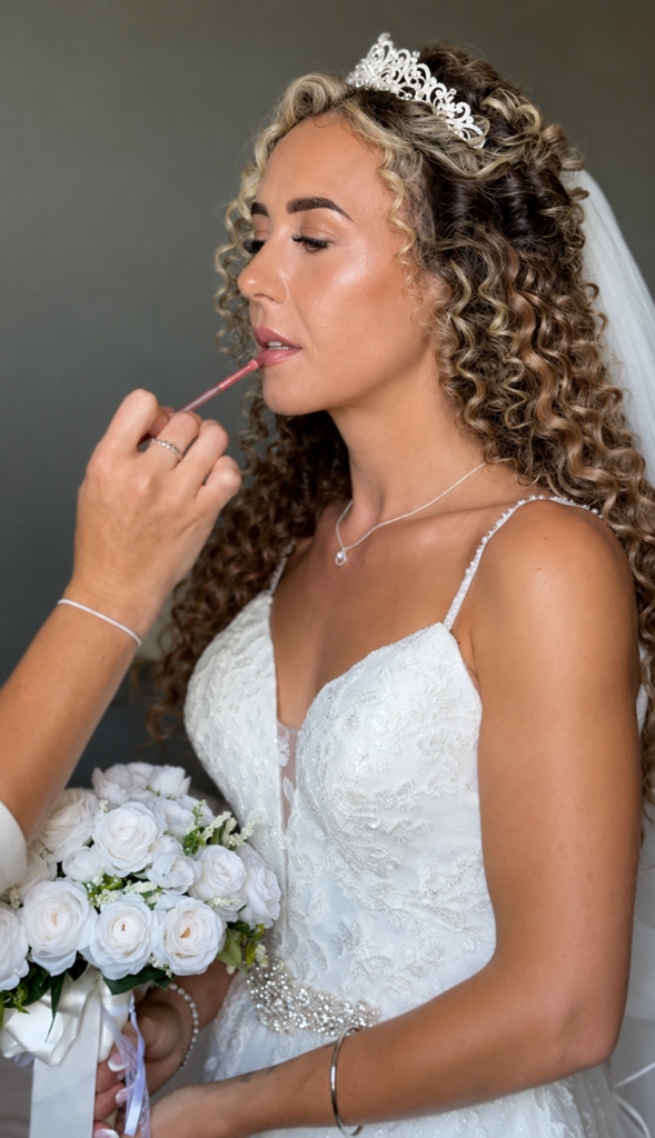 WED2B bridal alterations showing reshaped bodice and front bust line detail