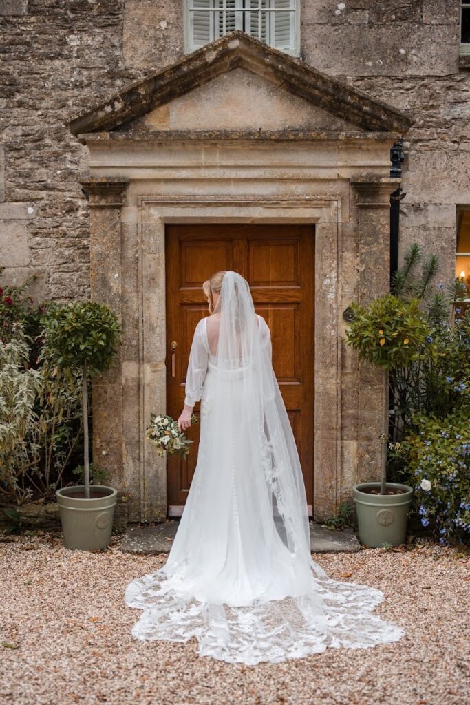 back view cathedral veil
