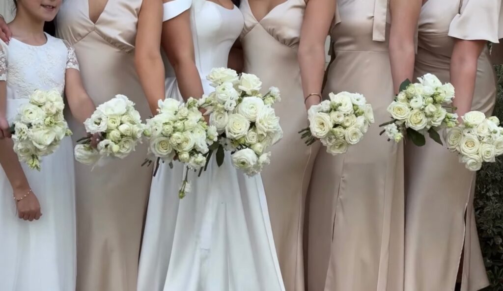 fitted three bridesmaids alterations completed