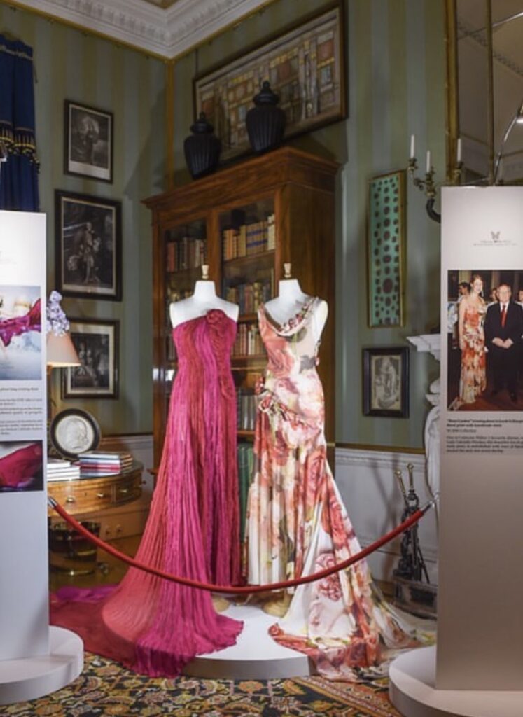 Spencer house displays Catherine Walker Couture.