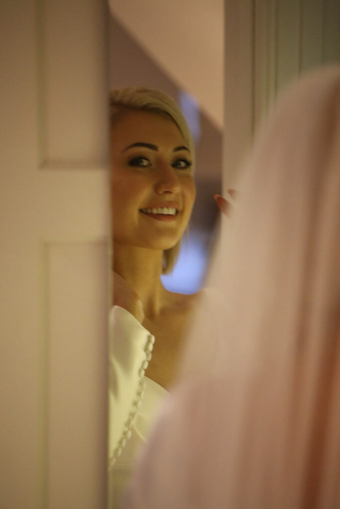 Leah Da Gloria wedding dress bridal alterations Knightsbridge button Details