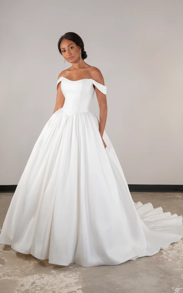 Original dress worn by model