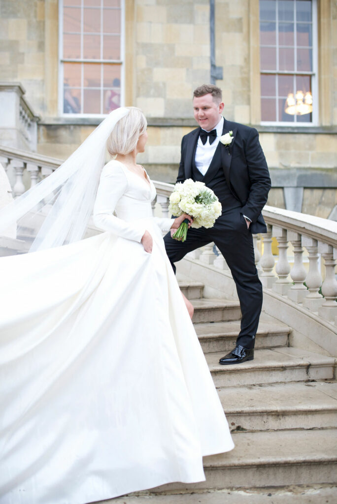 Leah Da Gloria wedding dress bridal alterations Knightsbridge with bespoke designed and made from scratch