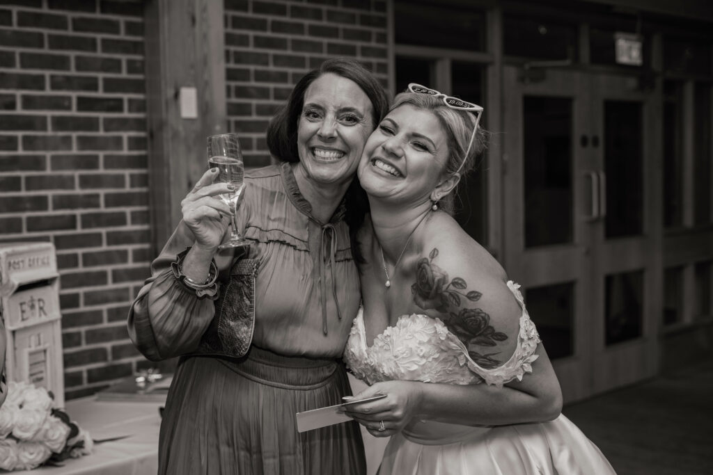 Anna Sorrano Bridal Alterations – Worcester Park bride wearing her altered WED2B Anna Sorrano wedding dress