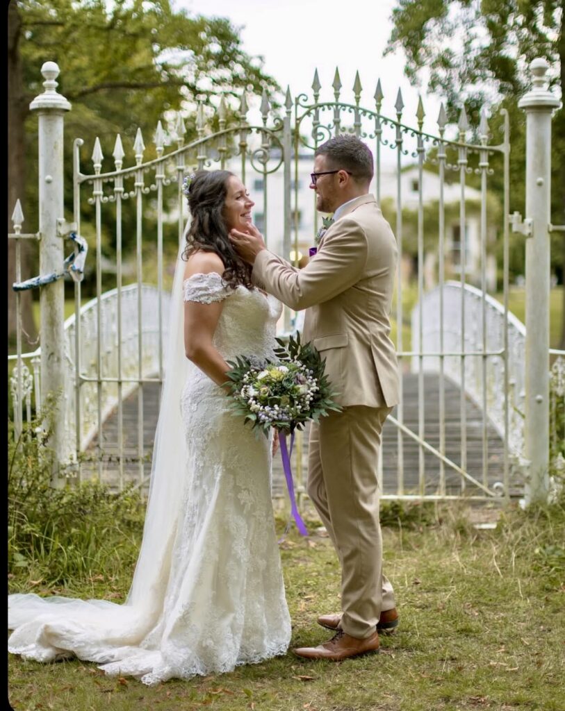 Wedding photography showing bridal transformation completed for a Greater London bride
