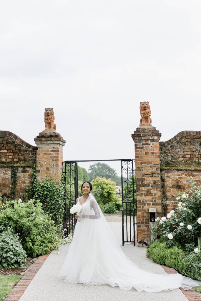 Essense of Australia D3858 Betsy wedding dress after bridal alterations for a Cheam bride