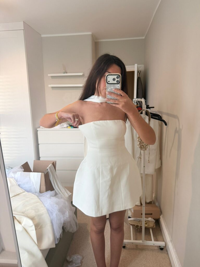 babyboo before couture alterations for an East Croydon bride registry in Marylbone.