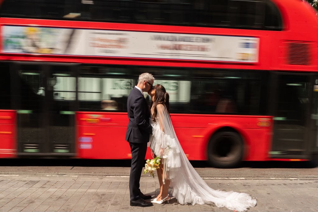 Bride wearing altered Babyboo registry dress after couture bridal alterations for an East Croydon bride