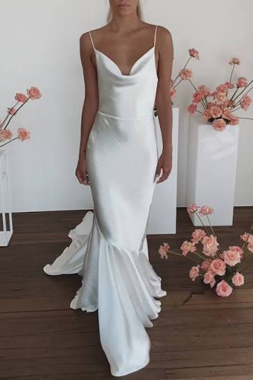 Clapham bridal alterations for a Grace Loves Lace Aura wedding dress before couture alterations