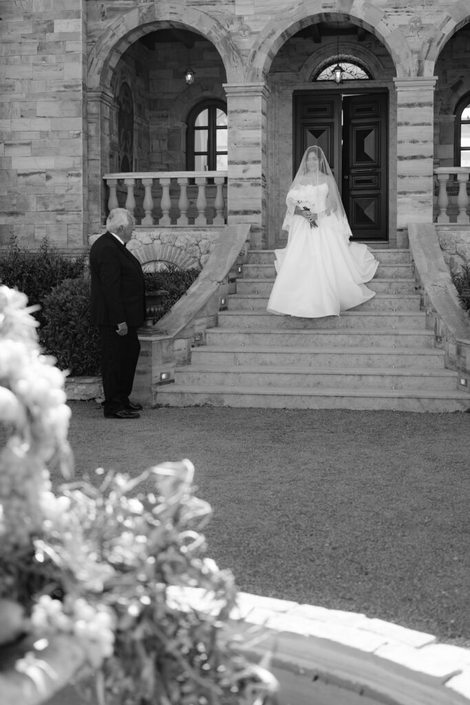 beautiful bride in destination wedding Germany