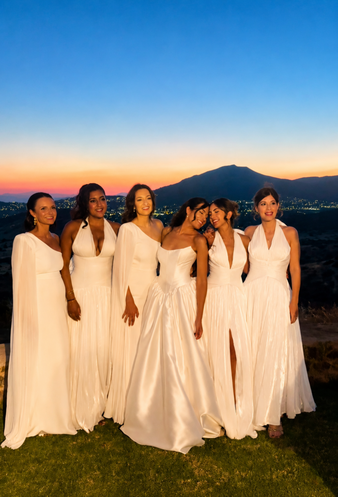 kyha studios miles wedding dress for destination wedding Greece and babyboo asha mini dress transformation for Marylebone London.