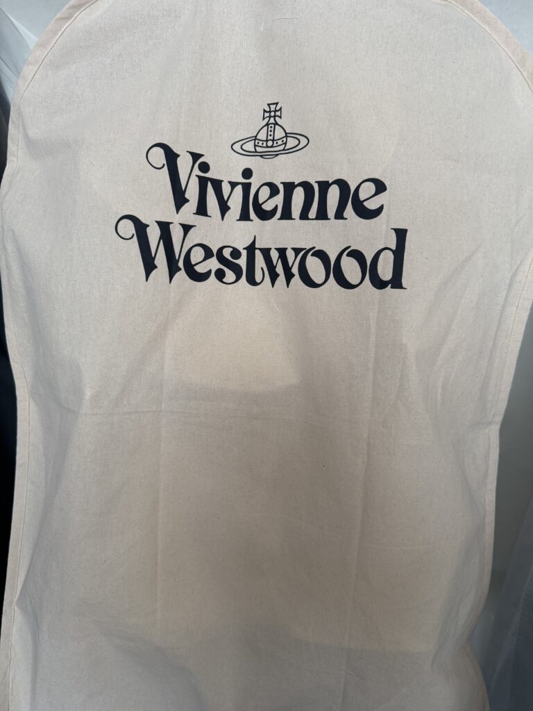 Vivienne Westwood raven top tulle skirt wedding fittings and couture bridal alterations