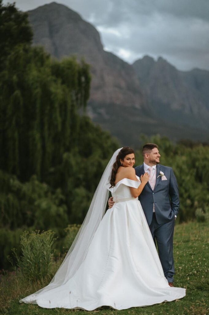 Wandsworth bridal alterations for an Essense wedding dress reduced by four sizes after significant weight loss.