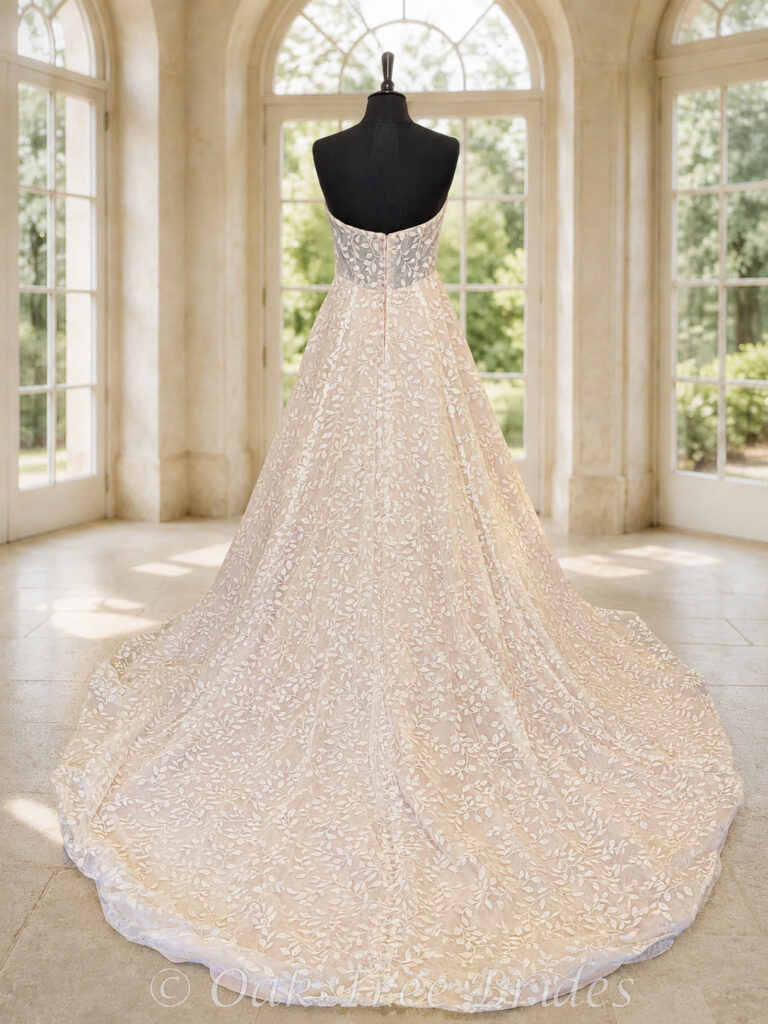 Original Essense of Australia bridal dress that bride chose from Outlet By Aurora