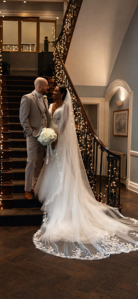 Mitcham wedding dress alterations on a Stunner Daria Karlozi Kristavera bridal dress recommended by Brides By Aster to my Sutton Studio in Greater London.