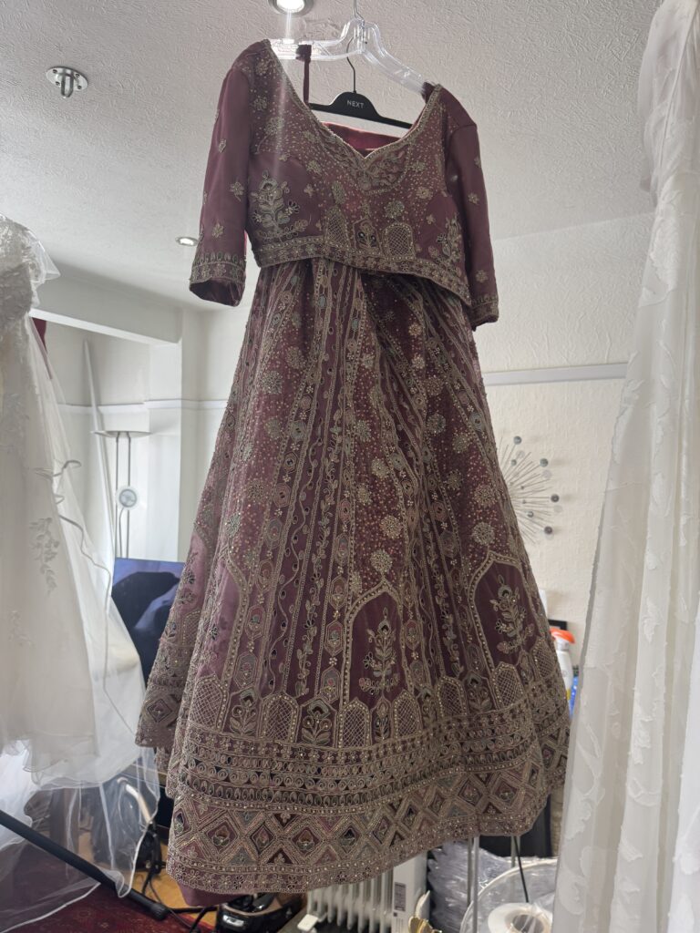 steam pressed before final collection.