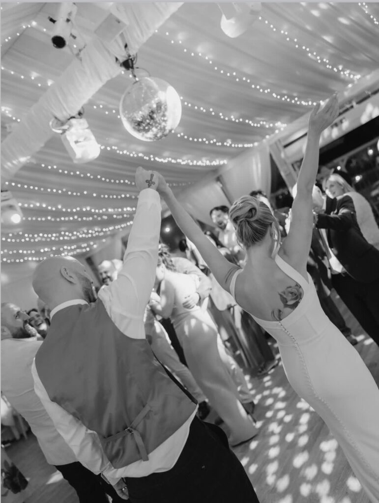 dancing on the dance floor