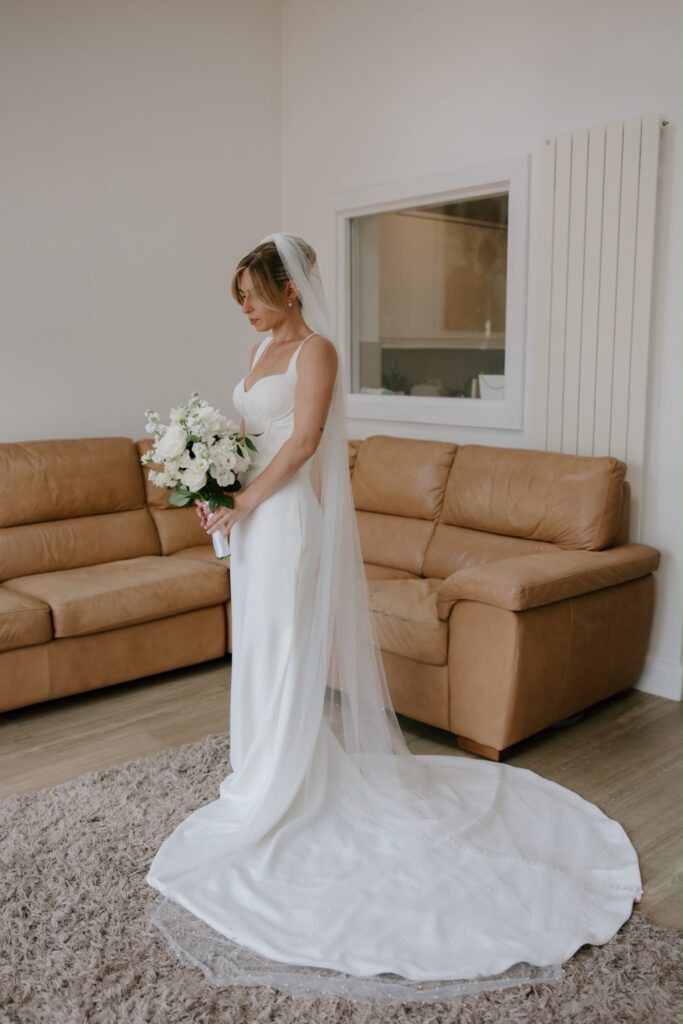 Allure Bridal Alterations Wallington bride getting ready for her big day 