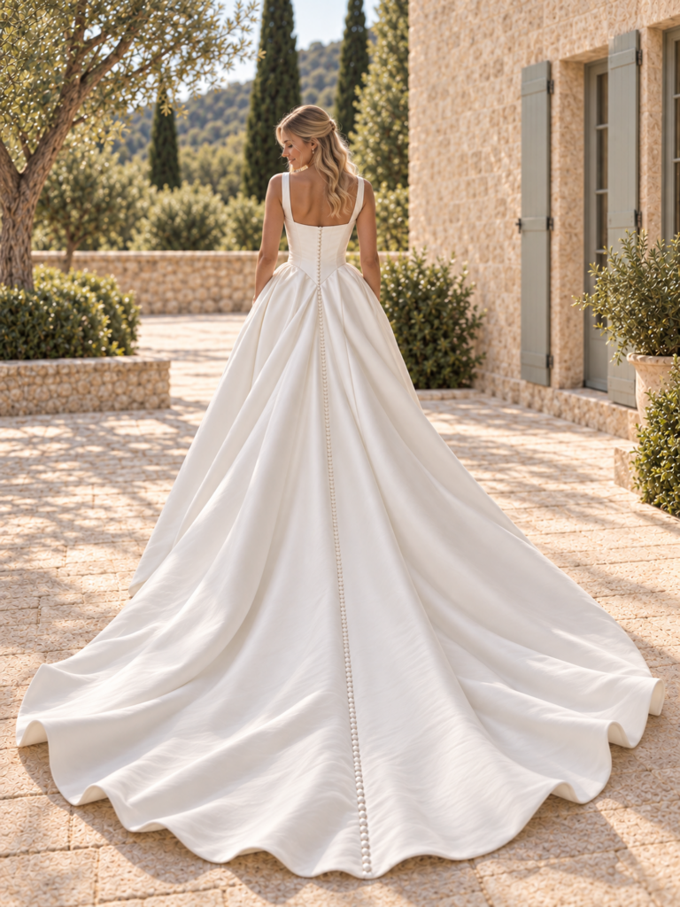 Milla Nova Ermana wedding dress alterations for a Carshalton Bride