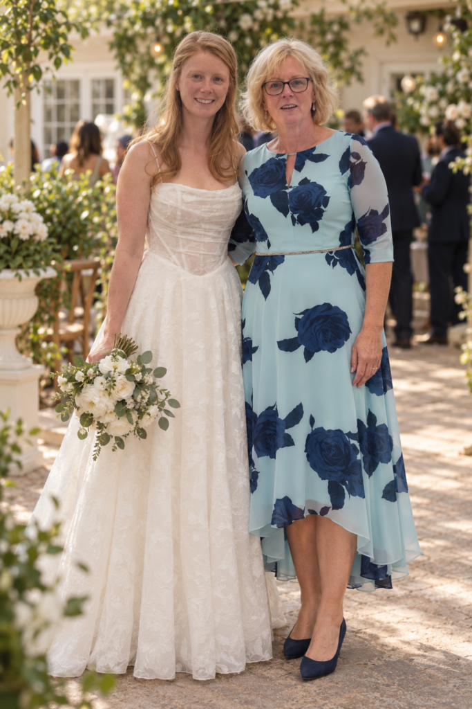 Mum and Bride together on wedding day