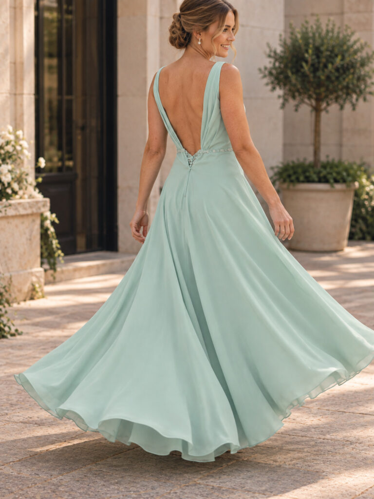 Bridesmaid Dress Alterations Warlingham client’s redesigned back closure.