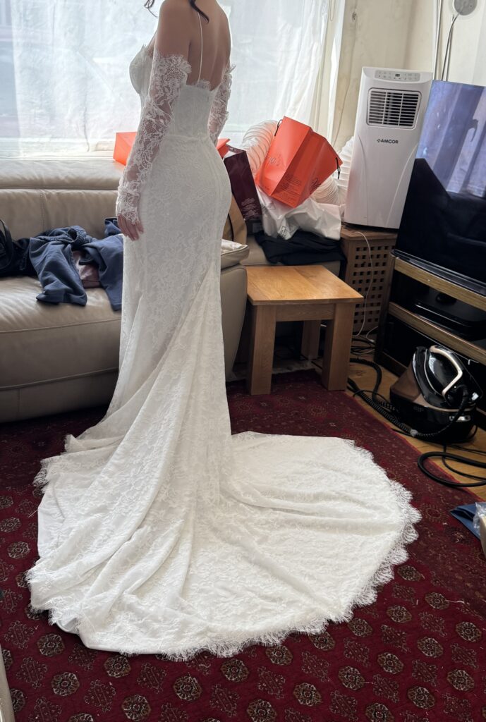 back view Wona Concept Bronx Wedding dress