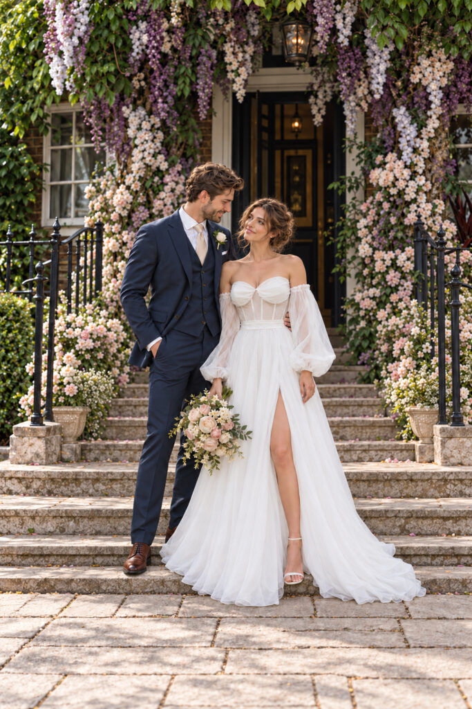 Daria Karlozi Wedding dress Alterations Redhill bride travelled to my Sutton Studio.